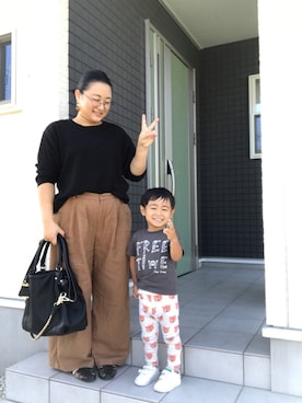 「アイテム（ピアス（両耳用））」を使った、☁︎•ꇵ͒•`s☺︎+sa*॰¨̮さん（レディース・153cm・30代）の秋コーディネート