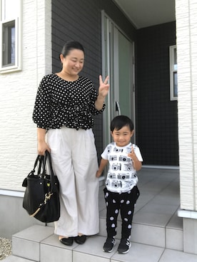 「アイテム（ピアス（両耳用））」を使った、☁︎•ꇵ͒•`s☺︎+sa*॰¨̮さん（レディース・153cm・30代）の秋コーディネート