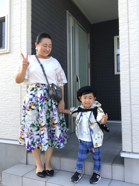 「アイテム（ピアス（両耳用））」を使った、☁︎•ꇵ͒•`s☺︎+sa*॰¨̮さん（レディース・153cm・30代）の秋コーディネート