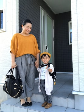 「アイテム（ピアス（両耳用））」を使った、☁︎•ꇵ͒•`s☺︎+sa*॰¨̮さん（レディース・153cm・30代）の秋コーディネート