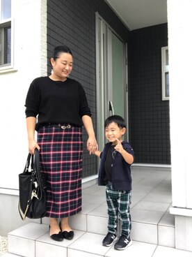 「アイテム（ピアス（両耳用））」を使った、☁︎•ꇵ͒•`s☺︎+sa*॰¨̮さん（レディース・153cm・30代）の秋コーディネート