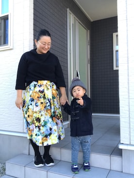 「アイテム（ピアス（両耳用））」を使った、☁︎•ꇵ͒•`s☺︎+sa*॰¨̮さん（レディース・153cm・30代）の秋コーディネート