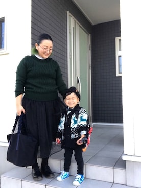 「アイテム（ピアス（両耳用））」を使った、☁︎•ꇵ͒•`s☺︎+sa*॰¨̮さん（レディース・153cm・30代）の冬コーディネート