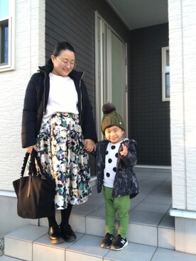 ☁︎•ꇵ͒•`s☺︎+sa*॰¨̮さん（レディース・153cm）の冬コーディネート