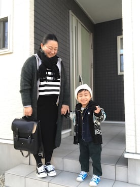 「アイテム（ピアス（両耳用））」を使った、☁︎•ꇵ͒•`s☺︎+sa*॰¨̮さん（レディース・153cm・30代）の冬コーディネート