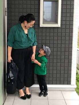 「アイテム（ピアス（両耳用））」を使った、☁︎•ꇵ͒•`s☺︎+sa*॰¨̮さん（レディース・153cm・30代）の春コーディネート