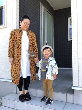 「アイテム（ピアス（両耳用））」を使った、☁︎•ꇵ͒•`s☺︎+sa*॰¨̮さん（レディース・153cm・30代）の春コーディネート