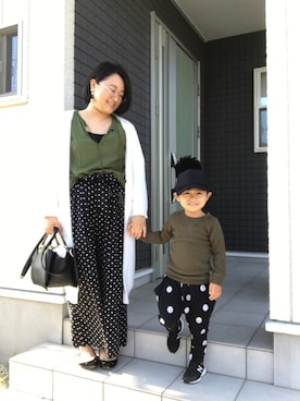 「アイテム（ピアス（両耳用））」を使った、☁︎•ꇵ͒•`s☺︎+sa*॰¨̮さん（レディース・153cm・30代）の春コーディネート