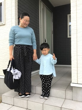 「アイテム（ピアス（両耳用））」を使った、☁︎•ꇵ͒•`s☺︎+sa*॰¨̮さん（レディース・153cm・30代）の春コーディネート