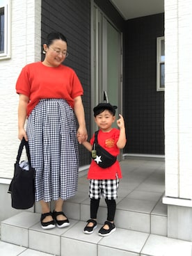 「アイテム（ピアス（両耳用））」を使った、☁︎•ꇵ͒•`s☺︎+sa*॰¨̮さん（レディース・153cm・30代）の春コーディネート