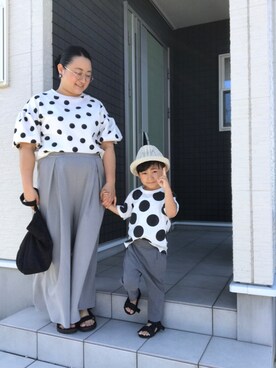 ☁︎•ꇵ͒•`s☺︎+sa*॰¨̮さん（レディース・153cm）の春コーディネート