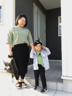 「アイテム（ピアス（両耳用））」を使った、☁︎•ꇵ͒•`s☺︎+sa*॰¨̮さん（レディース・153cm・30代）の春コーディネート