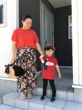 「アイテム（ピアス（両耳用））」を使った、☁︎•ꇵ͒•`s☺︎+sa*॰¨̮さん（レディース・153cm・30代）の春コーディネート