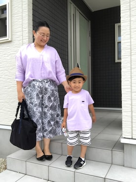 「アイテム（ピアス（両耳用））」を使った、☁︎•ꇵ͒•`s☺︎+sa*॰¨̮さん（レディース・153cm・30代）の春コーディネート