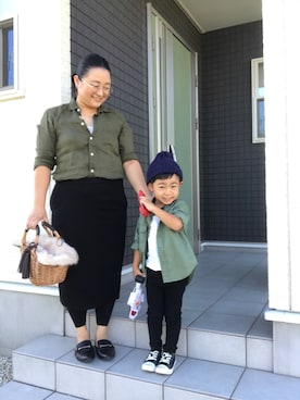 「アイテム（ピアス（両耳用））」を使った、☁︎•ꇵ͒•`s☺︎+sa*॰¨̮さん（レディース・153cm・30代）の秋コーディネート