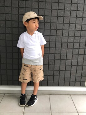 ☁︎•ꇵ͒•`s☺︎+sa*॰¨̮さん（キッズ・100cm）の夏コーディネート