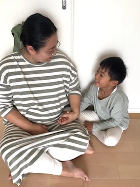 「アイテム（ピアス（片耳用））」を使った、☁︎•ꇵ͒•`s☺︎+sa*॰¨̮さん（レディース・155cm・30代）の春コーディネート