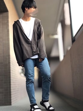 「zozoデニム」｜「アイテム（アクセサリー）」を使った、ショーさん（メンズ・173cm）の春コーディネート