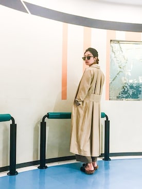 「OSMOSIS（オズモーシス）のアイテム」を使った、uca.さん（レディース・163cm）の秋コーディネート