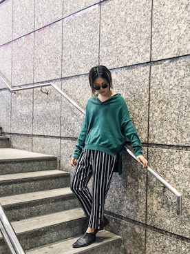 「OSMOSIS（オズモーシス）のアイテム」を使った、uca.さん（レディース・163cm）の秋コーディネート