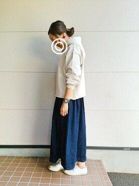 「レプシィム(LEPSIM)」｜「アイテム（腕時計）」を使った、siii.Hさん（レディース・156cm）の秋コーディネート