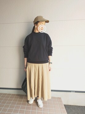 「BalBer（バーベル）のアイテム」を使った、siii.Hさん（レディース・156cm）の春コーディネート