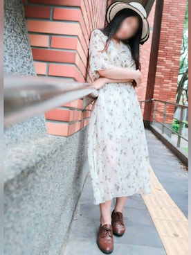 「DRESS CODE（ドレスコード）のアイテム」を使った、Chocoさん（レディース・155cm）の夏コーディネート