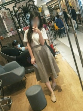 「DRESS CODE（ドレスコード）のアイテム」を使った、Chocoさん（レディース・155cm）の秋コーディネート