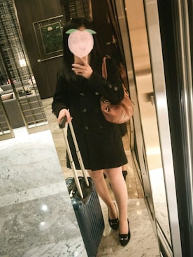 「model」｜Chocoさん（レディース・155cm）の冬コーディネート