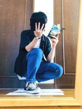 「ALBA（アルバ）のアイテム」を使った、もとっきーさん（メンズ・175cm）の夏コーディネート