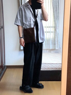 「ALBA（アルバ）のアイテム」を使った、もとっきーさん（メンズ・175cm）の秋コーディネート