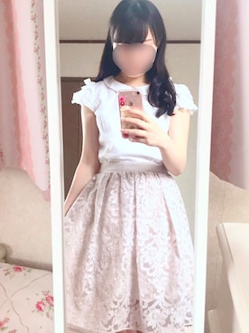 「TOCCA（トッカ）のアイテム（トップス）」を使った、あかねちゃんꪔ̤̮さん（レディース・155cm）の夏コーディネート