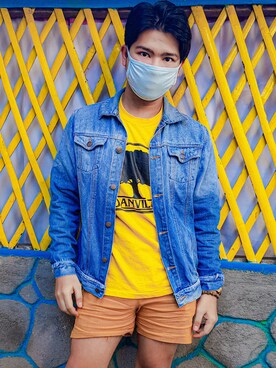 「blue」｜「アイテム（その他）」を使った、Kerwinさん（メンズ・170cm）の夏コーディネート