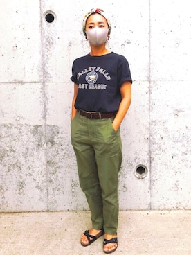 NAKAYANさん（レディース・154cm）の夏コーディネート