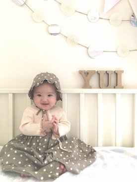 「PATACHOU（パタシュー）のアイテム」を使った、yuyuさん（キッズ・60cm）の秋コーディネート