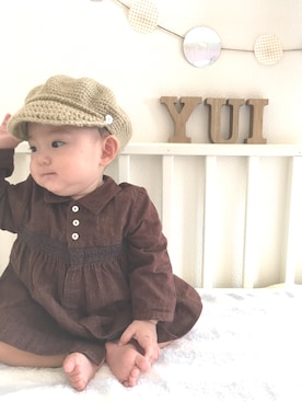 「PATACHOU（パタシュー）のアイテム」を使った、yuyuさん（キッズ・60cm）の秋コーディネート