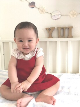 「PATACHOU（パタシュー）のアイテム」を使った、yuyuさん（キッズ・60cm）の秋コーディネート