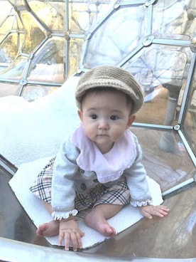 「PATACHOU（パタシュー）のアイテム」を使った、yuyuさん（キッズ・60cm）の秋コーディネート