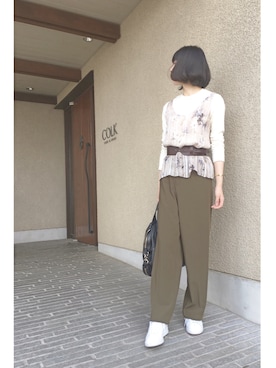 「IENA SLOBE」｜mai.さん（レディース・163cm）の春コーディネート