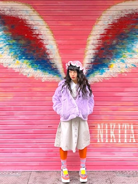 「little sunny bite」｜「アイテム（ブルゾン）」を使った、ﾐﾁさん（レディース・149cm）の冬コーディネート