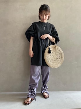 MANATSUさん（レディース・154cm）の夏コーディネート