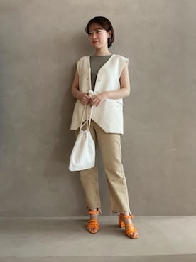 MANATSUさん(レディース・154cm)の夏コーディネート