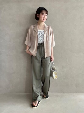 MANATSUさん（レディース・154cm）の夏コーディネート