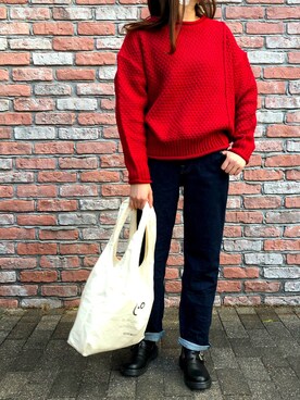 「セポ」｜あやぺん９さん（レディース・155cm）の冬コーディネート