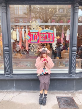 「REDYAZEL（レディアゼル）のアイテム（ブルゾン）」を使った、みみてんさん（レディース・150cm）の冬コーディネート