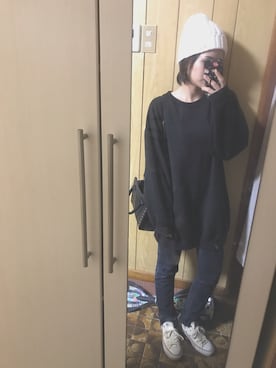 「Seventeen（セブンティーン）のアイテム」を使った、mina.minさん（レディース・155cm）の冬コーディネート