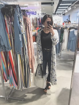 「Balancoire（ブランコアール）のアイテム」を使った、mina.minさん（レディース・155cm）の春コーディネート