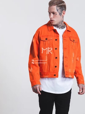 「Daniel Wellington」｜「アイテム（デニムジャケット）」を使った、Du_MeiMeiさん（メンズ・180cm）の冬コーディネート