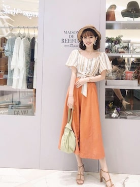「MAISON DE REEFUR」｜Taylor Maさん（レディース・160cm）の春コーディネート