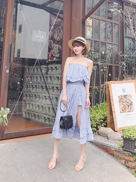 「tayswear」｜Taylor Maさん（レディース・160cm）の夏コーディネート